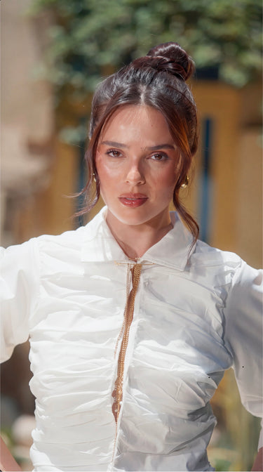 Pleated Shirt